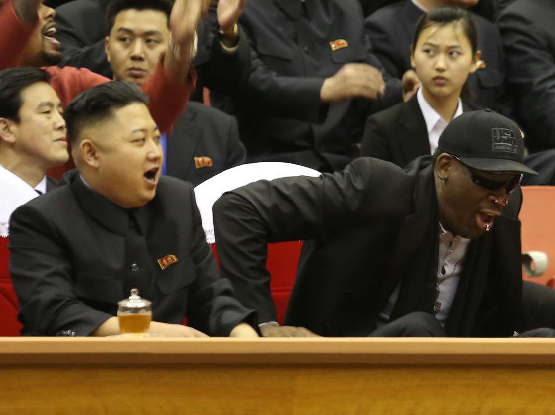 Us Basketball Player Rodman: I Did a Lot to Ease Tensions between Us President Donald Trump and Kim Jong-Un, the Korean President