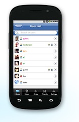 Android donamix chat app