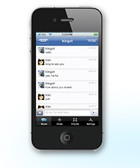 iPhone donamix chat app